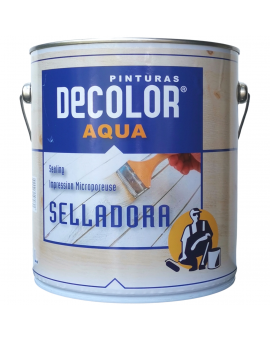 DECO-165 Primaire microporeux aqua pour bois, plâtre - 4L