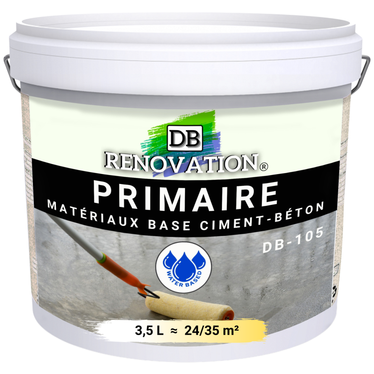 DB-105 Primaire sol pour peinture époxy - Forte adhérence, Haute Protection humidité