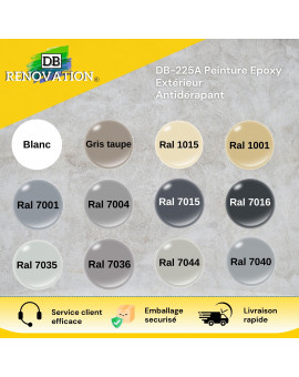 DB-225A RESINE EPOXY ANTIDÉRAPANTE EXTÉRIEUR