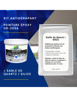 DB-205A RÉSINE ÉPOXY ANTIDÉRAPANTE INTÉRIEUR